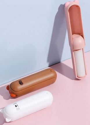 Ролик для чистки одежды многоразовый силиконовый компактный