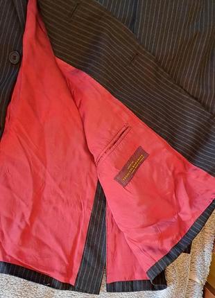 Мужской пиджак в вертикальную полоску