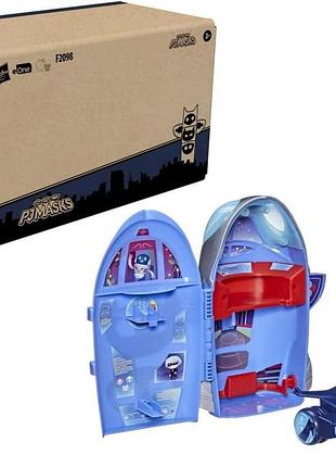 Pj masks 2-in-1 hq playset headquarters and rocket f2098 hasbro герої в масках штаб та ракета 2-в-1 набір