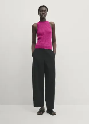 Ажурная безрукавка massimo dutti 6838/573