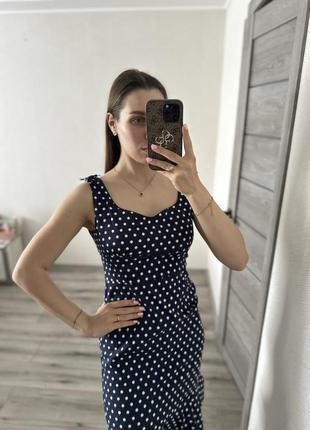 Сукня в горох
