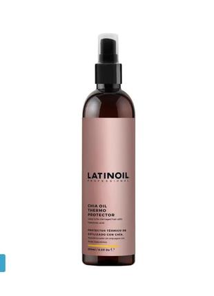 Latinoil thermo protector 250 ml cnpeй с термозащитой для волос с маслом чиа