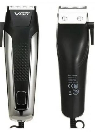 Машинка для стриження волосся vgr v-120, набір для стриження волосся, з гребінцем, ножицями та насадками