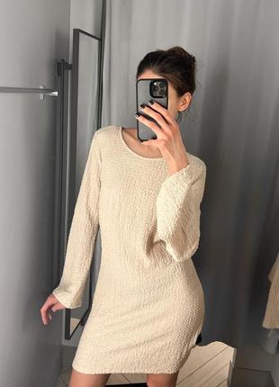 Нова бежева сукня h&m