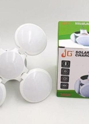 Фонарь- лампа аккумуляторная bl-2029 + solar на солнечной батарее