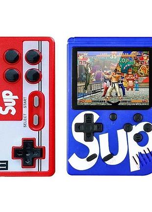 Sup с джойстиком приставка retro sup dendy 400в1 портативная ретро денди game box 3" на двоих синий