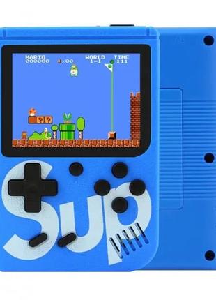 Sup с джойстиком приставка retro sup dendy 400в1 портативная ретро денди game box 3" на двоих синий8 фото