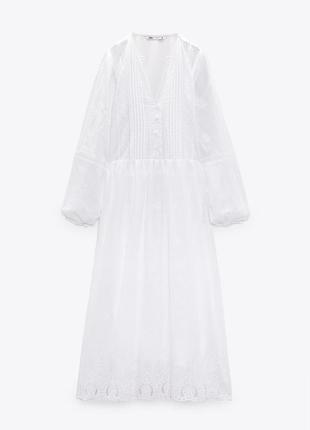 Длинное платье zara