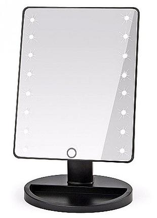 Зеркало для макияжа mirror 16 led с подсветкой 16 диодов