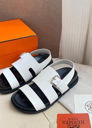 Босоніжки в стилі hermes босоножки