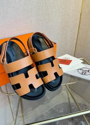 Босоніжки в стилі hermes босоножки
