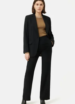 Черные базовые брюки от бренда next, классические, базовые, обмен2 фото