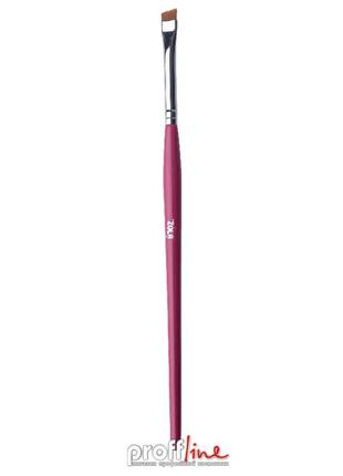 Пензлик для брів zola 01br вузький малиновий зі скосом
