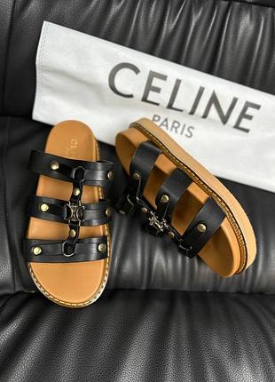 Женские шлепанцы celine✨