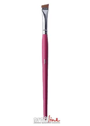 Пензлик для брів zola 01br широкий малиновий зі скосом