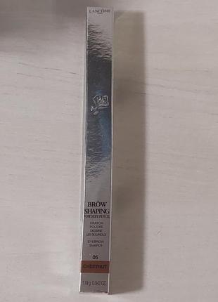 Карандаш для бровей lancome brow shaping 05 chestnut. объем 1.19 g.