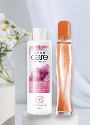 Summer sunset 50 ml, та засіб для інтимної гігієни 250 мл . жіночий набір за суперціною