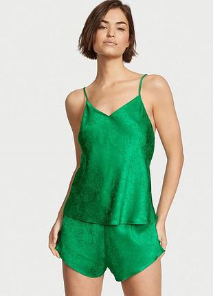 Жаккардовый комплект для дома и сна пижама victoria’s secret