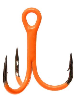 Крючок тройник flagman f36 orange uv №4
