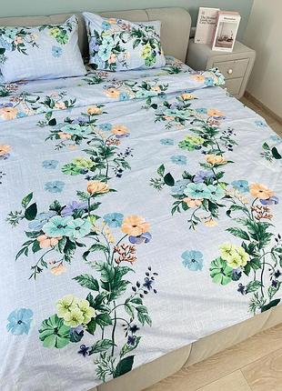 Постельное белье цветочный принт