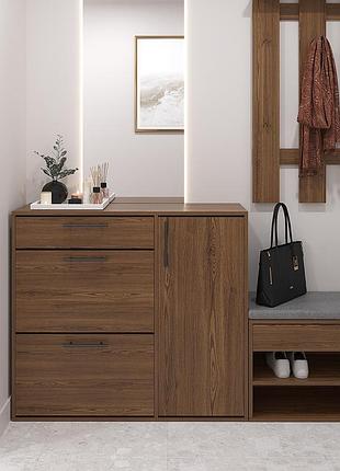 Тумба для взуття лдсп 920х1050х320 мм дуб родос