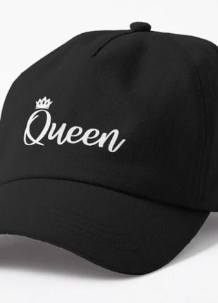 Кепка унисекс с принтом queen королева