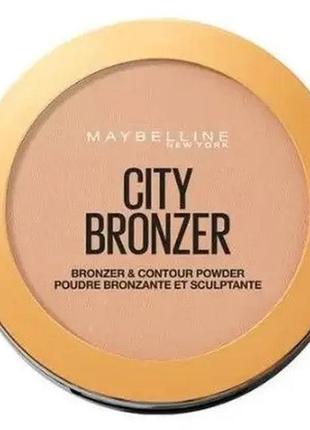 Пудра для обличчя maybelline new york city bronzer 200 medium cool, 8 г1 фото