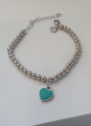 Срібний браслет tiffany & co
