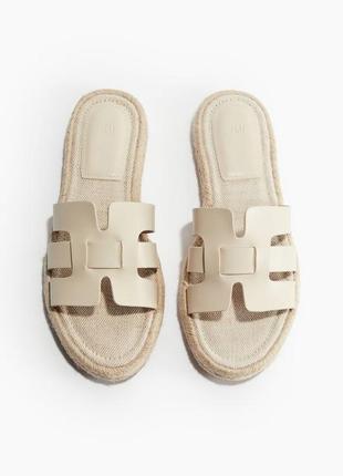 Шльопанці шлепки h&m hm 1215199002 оригінал ✅ 35 36 37 38 39 40 41 42