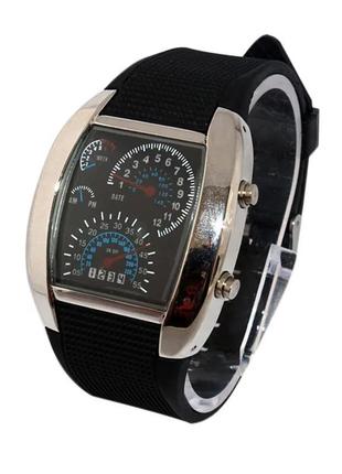 Спортивные led часы спидометр