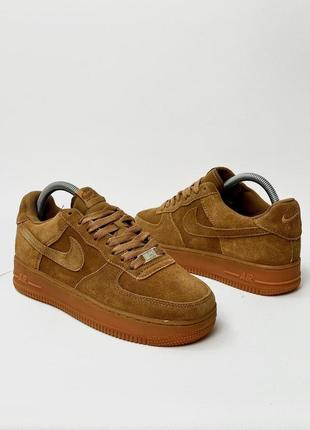 Кросівки nike air force (замша) camel color4 фото