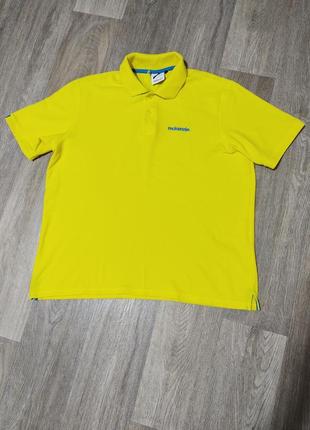 Мужская жёлтая футболка с воротником / mckenzie / поло / мужская одежда / чоловічий одяг /1 фото