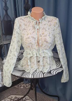 Шифонова блуза сорочка