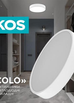 Світильник стельовий з пультом дк ikos colo 52w 2800-6500к ip20 0003-blg5 фото