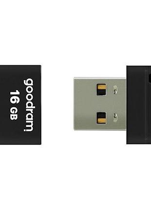 Флеш-накопичувач usb2.0 16gb goodram upi2 (piccolo) black (upi2-0160k0r11)