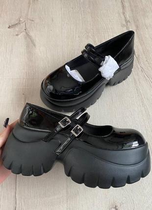 Туфли готические на платформе y2k dollskill demonia buffalo killstar1 фото