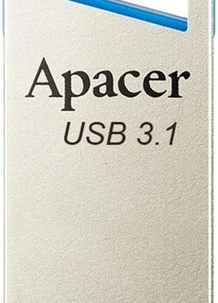 Флеш-накопичувач usb3.1 32gb apacer ah155 gold/blue (ap32gah155u-1)