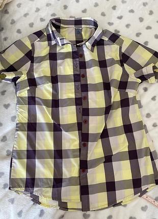 Сорочка літня в клітинку