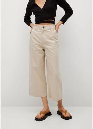 Брюки кюлоты mango, р-р w26-xs, 32-34 европ.