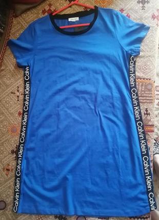 Платье женское хб buy calvin klein оригинал, р. l-xl.