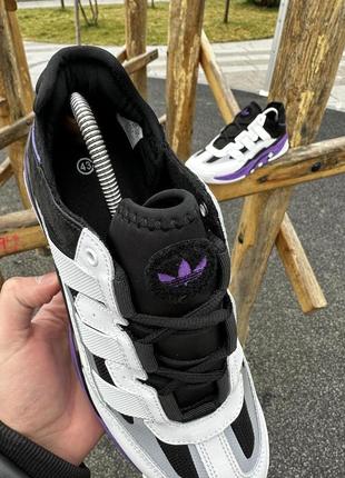 Кросівки adidas niteball, фіолетові5 фото