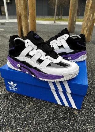 Кросівки adidas niteball, фіолетові8 фото