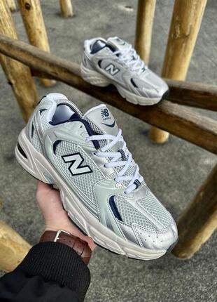 Кросівки new balance 530 (silver & cream)10 фото