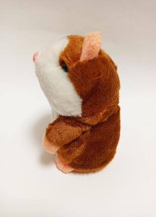 Мягкая игрушка хомяк повторюшка 16 см