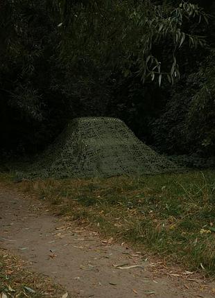 Сетка маскировочная тактическая военная маскирующая для маскировки техники militex...