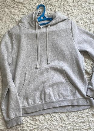Серое худи
