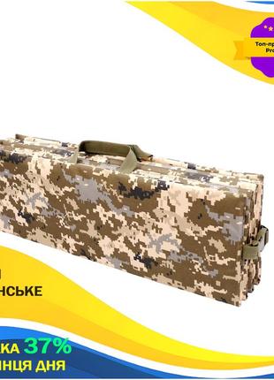 Каремат тактичний розкладний армійський військовий килимок-сидіння для військових зсу піксель ve-33
