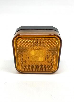 Габаритний ліхтар 12-24v led з відбивачем horpol