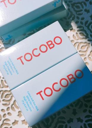 Tocobo cotton soft sun stick spf50+ pa++++ сонцезахисний крем у стіку