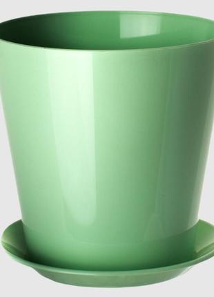 Вазон вулкано 25 см 8,1 л мятный